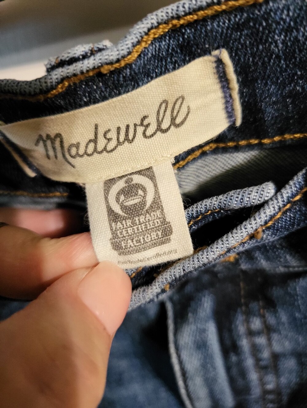 Madewell Mid-Rise Stovepipe Jeans Size 28 Brinton Wash - Picture 5 of 9